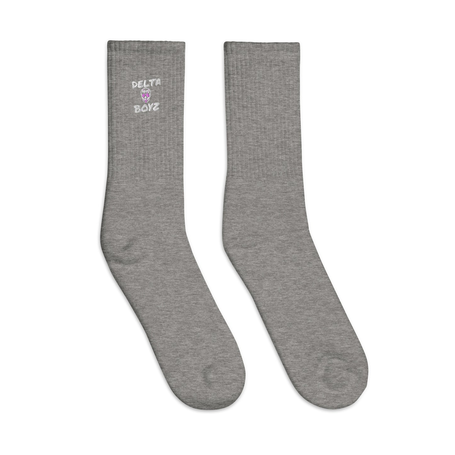 Delta Boyz Embroidered socks
